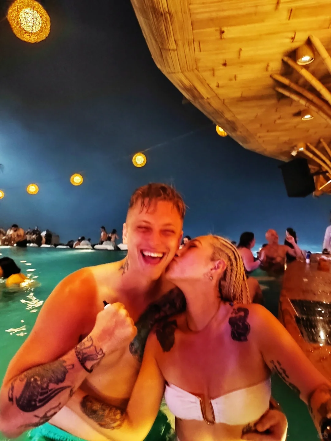 Bali-Finns beach club in Bali, I kissed passionately with a Finnish man