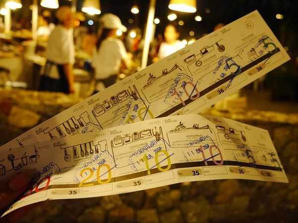 Hua Hin-The train to Hua Hin in July may be the most artistic market in Thailand