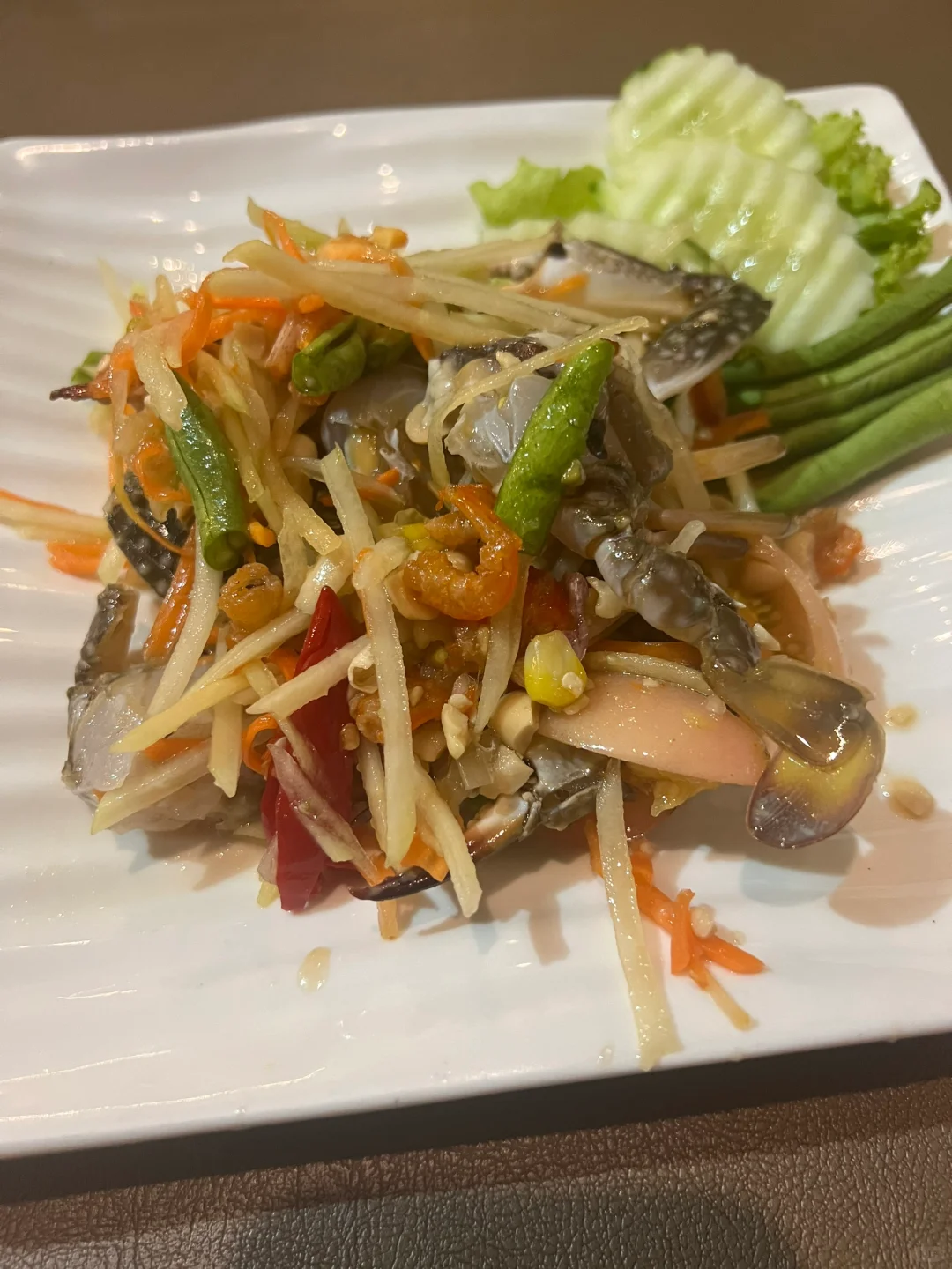Hua Hin-I ate raw pickled salad four days in a row in Hua Hin, Thailand and it was really good.