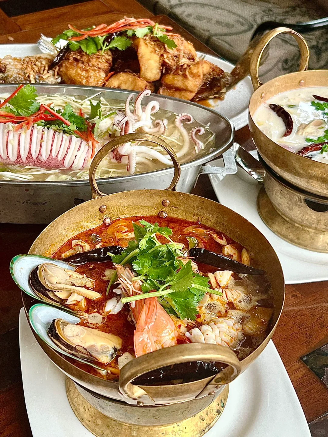Hua Hin-Air Space Hua Hin, a gourmet restaurant with Thai decoration style
