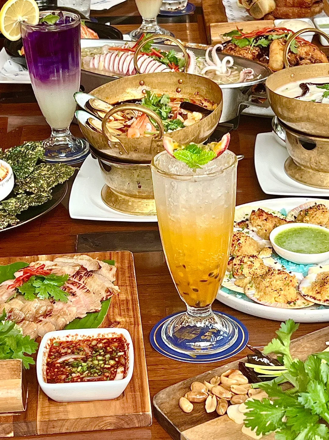 Hua Hin-Air Space Hua Hin, a gourmet restaurant with Thai decoration style