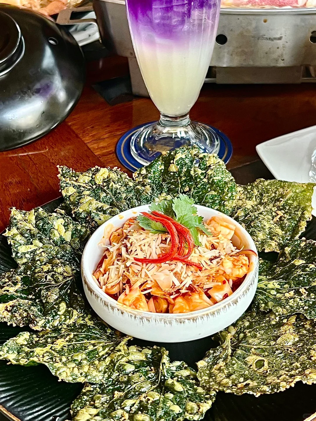 Hua Hin-Air Space Hua Hin, a gourmet restaurant with Thai decoration style