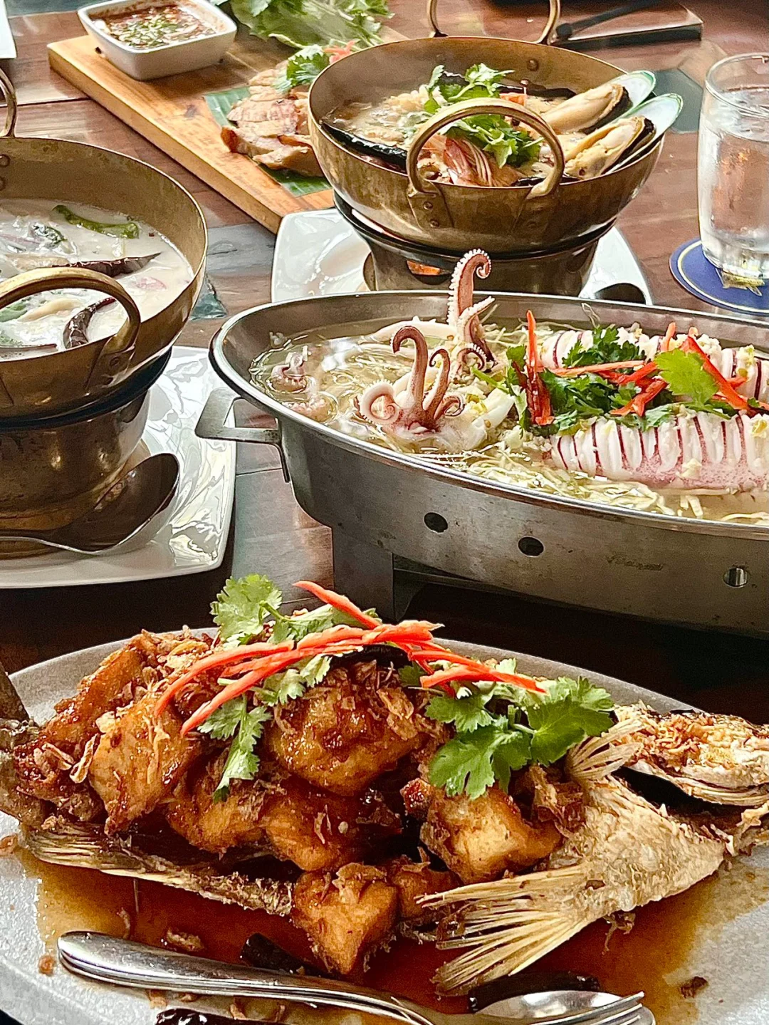 Hua Hin-Air Space Hua Hin, a gourmet restaurant with Thai decoration style