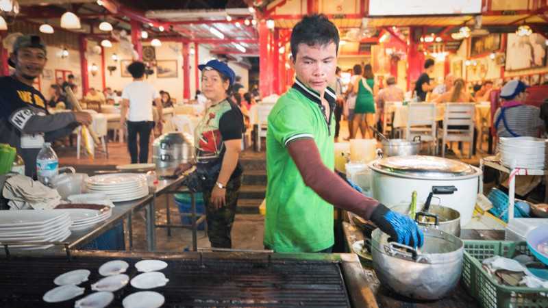 Hua Hin-?Longing for life, feel the fireworks of life at Hua Hin Night Market in Thailand