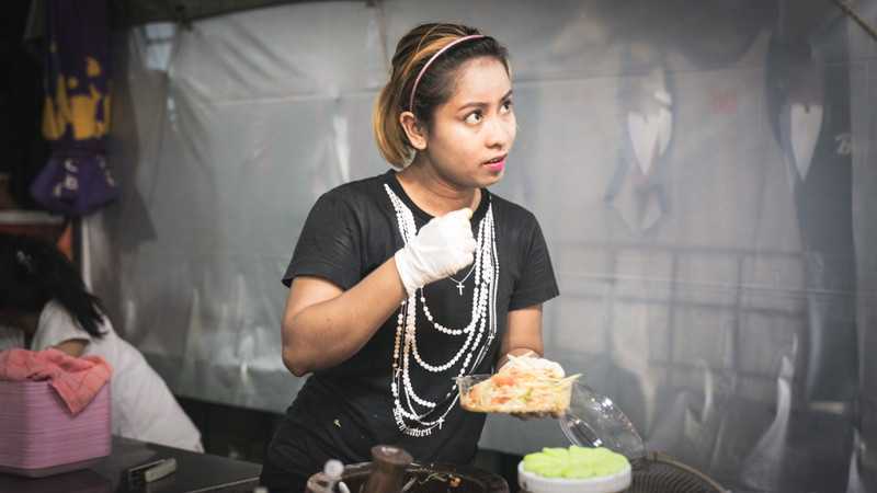 Hua Hin-?Longing for life, feel the fireworks of life at Hua Hin Night Market in Thailand
