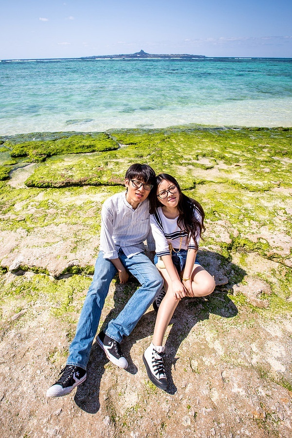 Okinawa-Go to Okinawa to see the Pacific Ocean, a couple's budget travel strategy