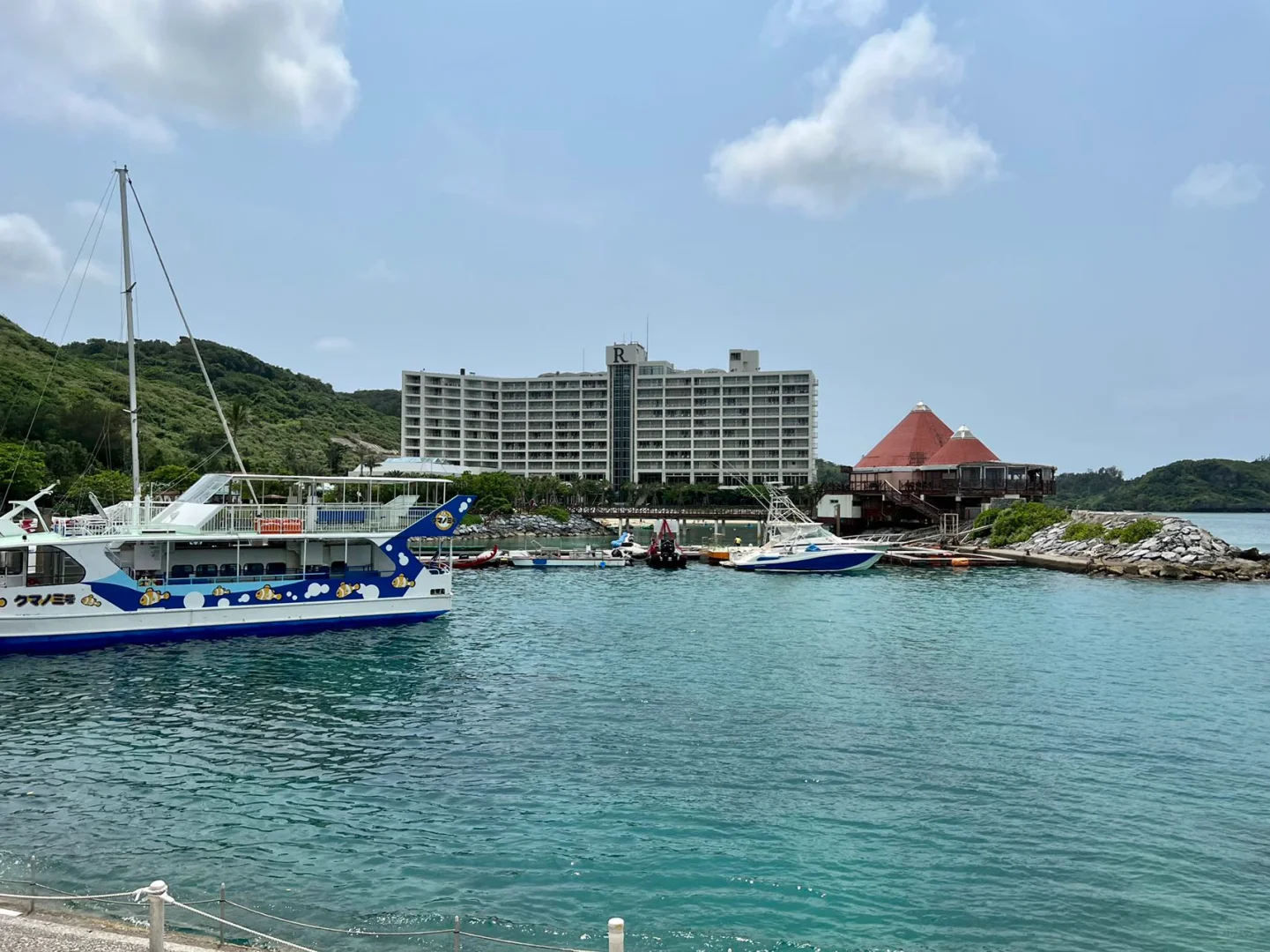 Okinawa-Renaissance Okinawa Hotel is suitable for family travel and you can feed manta rays