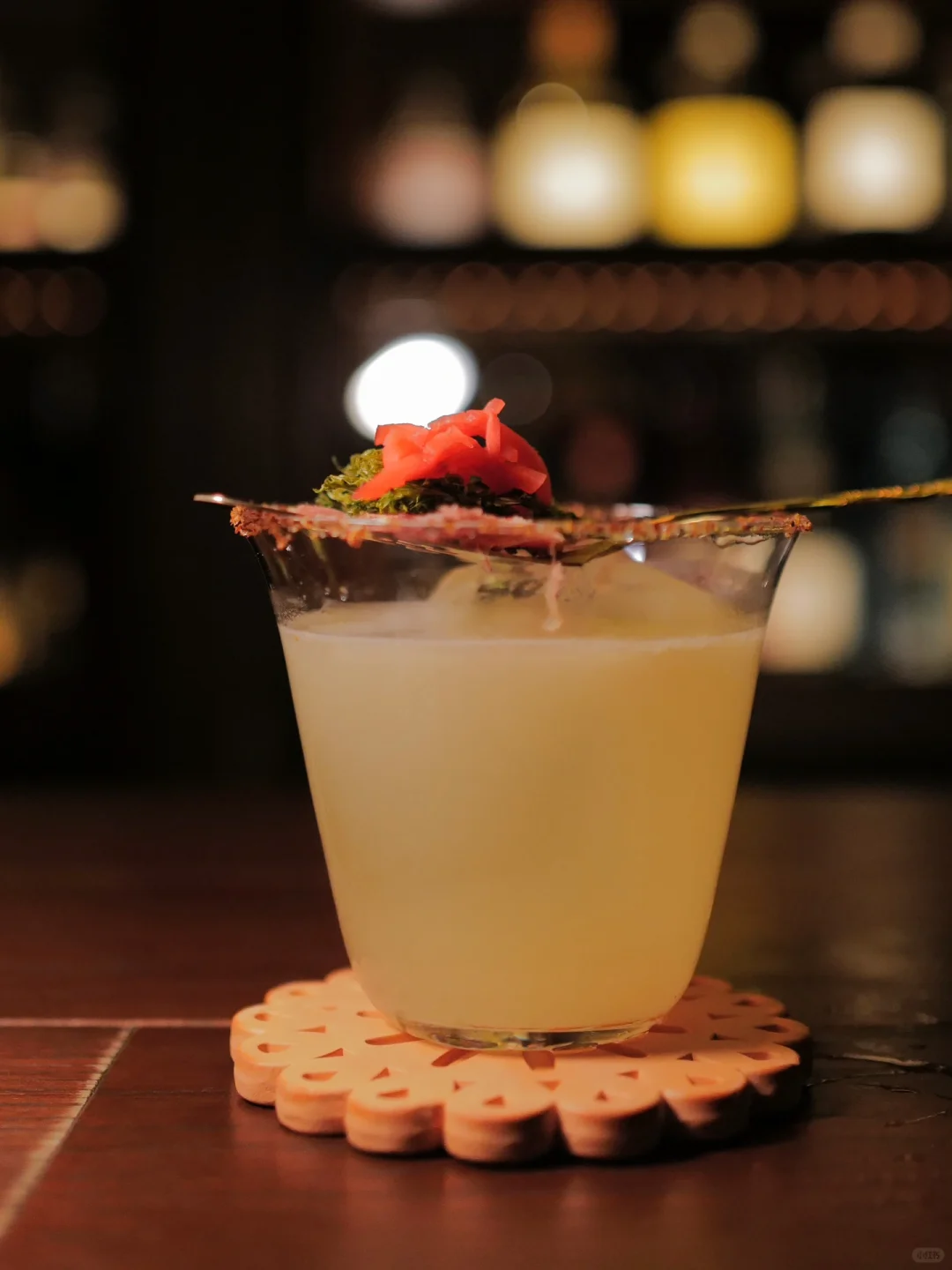 Okinawa-El Lequio?, a modern bar in Naha, Okinawa, serves creative cocktails