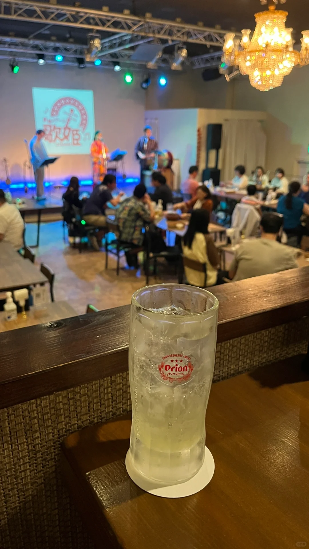 Okinawa-Kokusai-dori in the center of Naha, where you can shop and drink and enjoy live performances