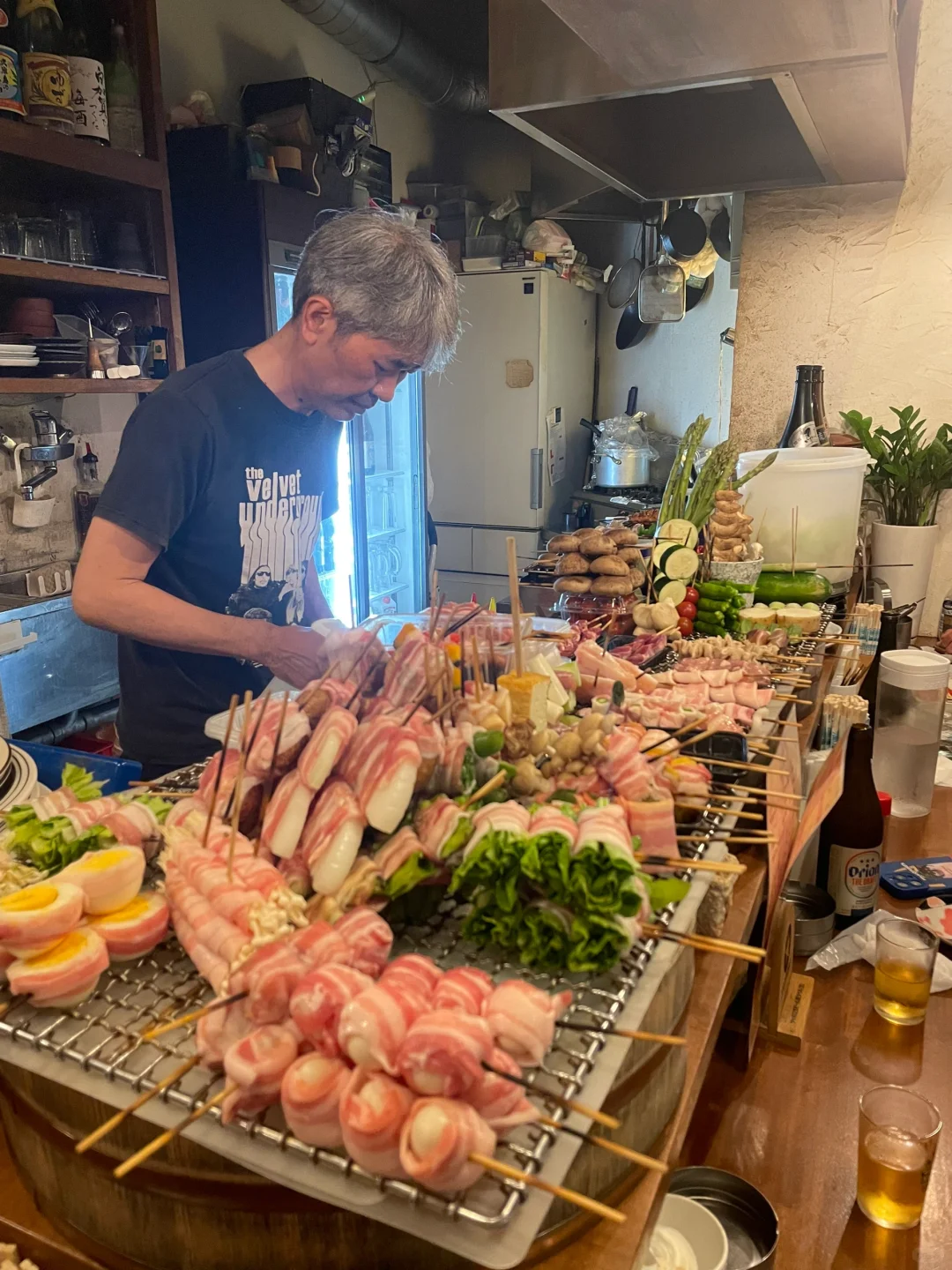 Okinawa-Kushiyaki Toyaya アタリヤ, my favorite is pork belly wrapped with sweet potato