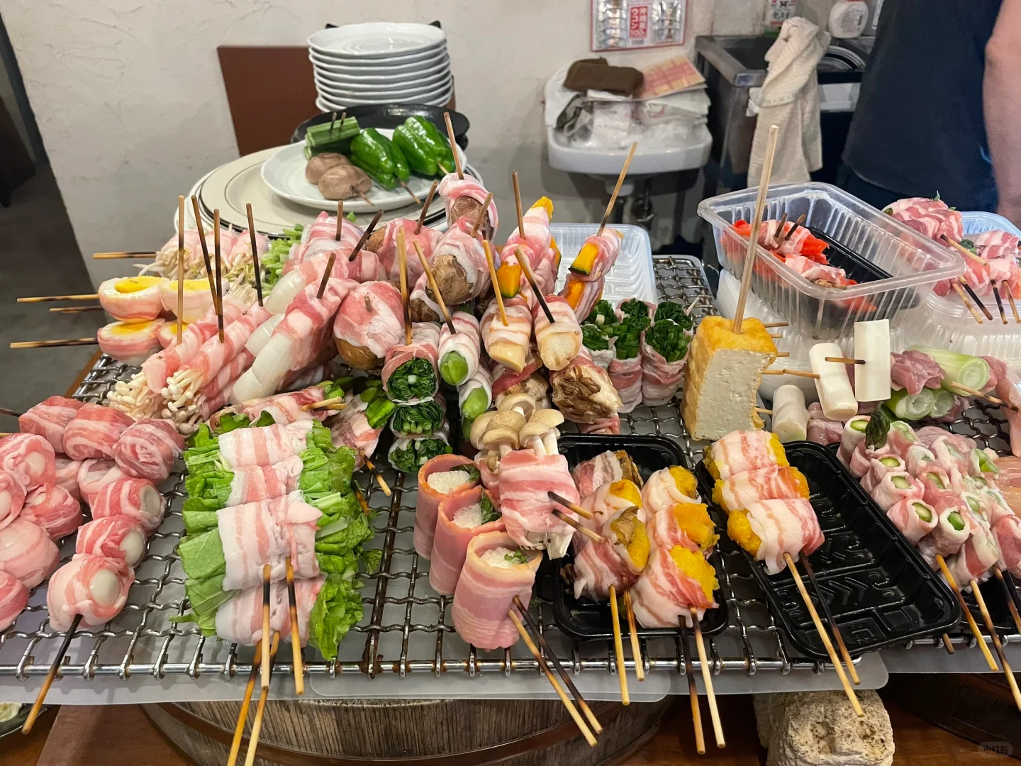 Okinawa-Kushiyaki Toyaya アタリヤ, my favorite is pork belly wrapped with sweet potato