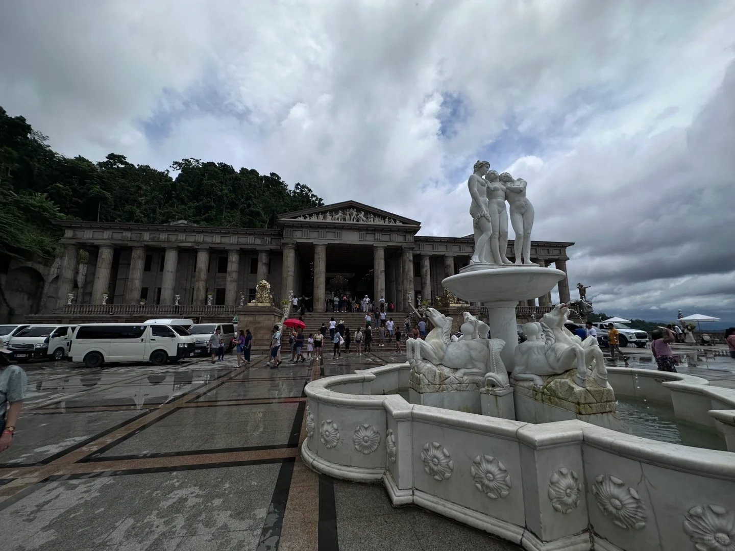 Cebu-Cebu day tour, chartered car driver planning route