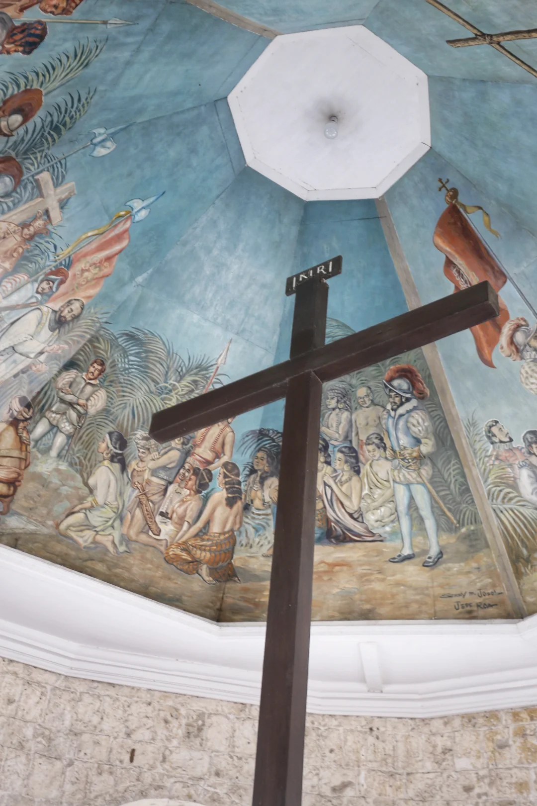 Cebu-Magellan's Cross in Cebu✝️, erected on April 8, 1521 when he arrived in Cebu, Philippines