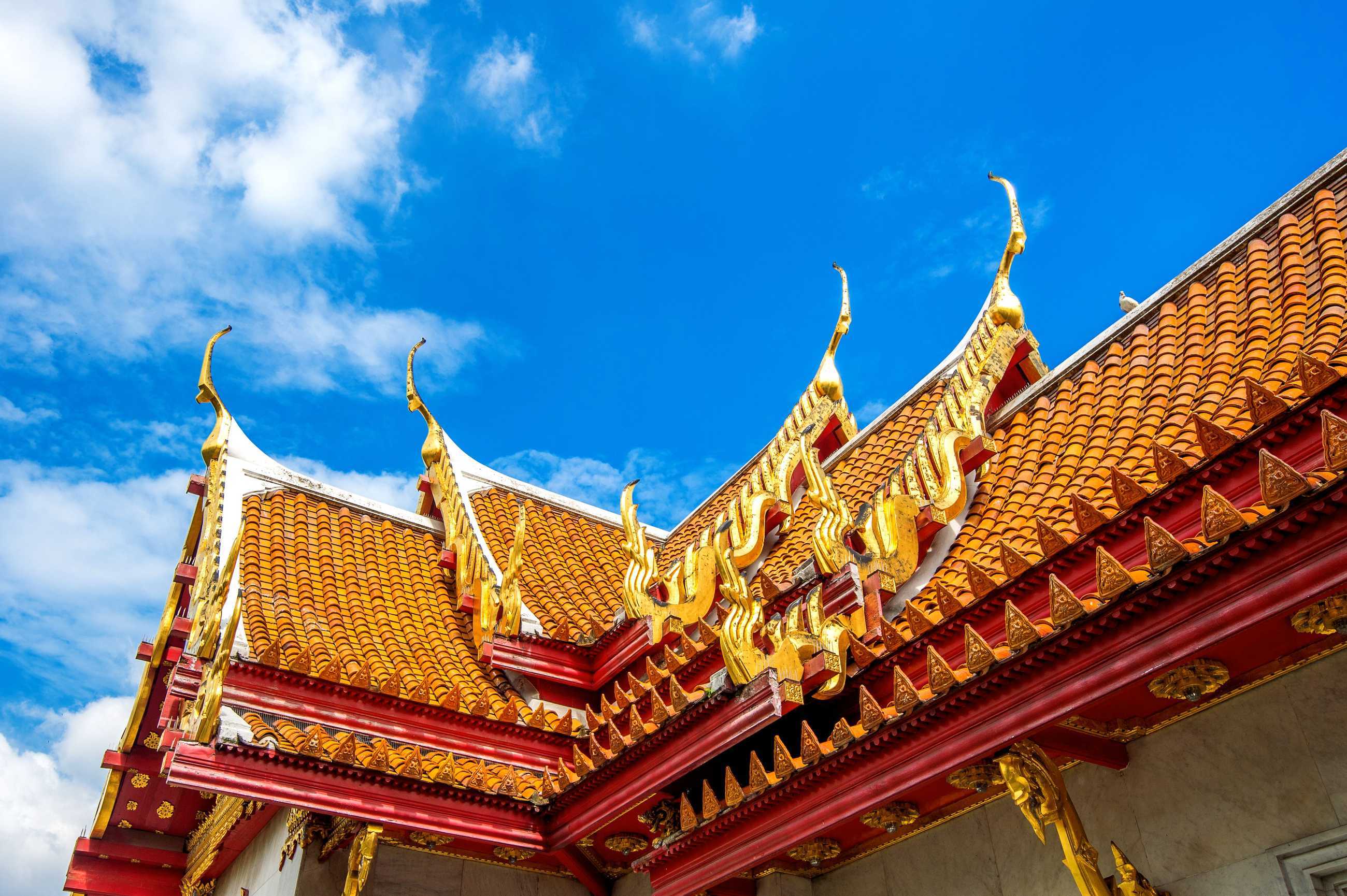 Bangkok-Wat Benchamabophit, Bangkok, beautiful Thai architecture
