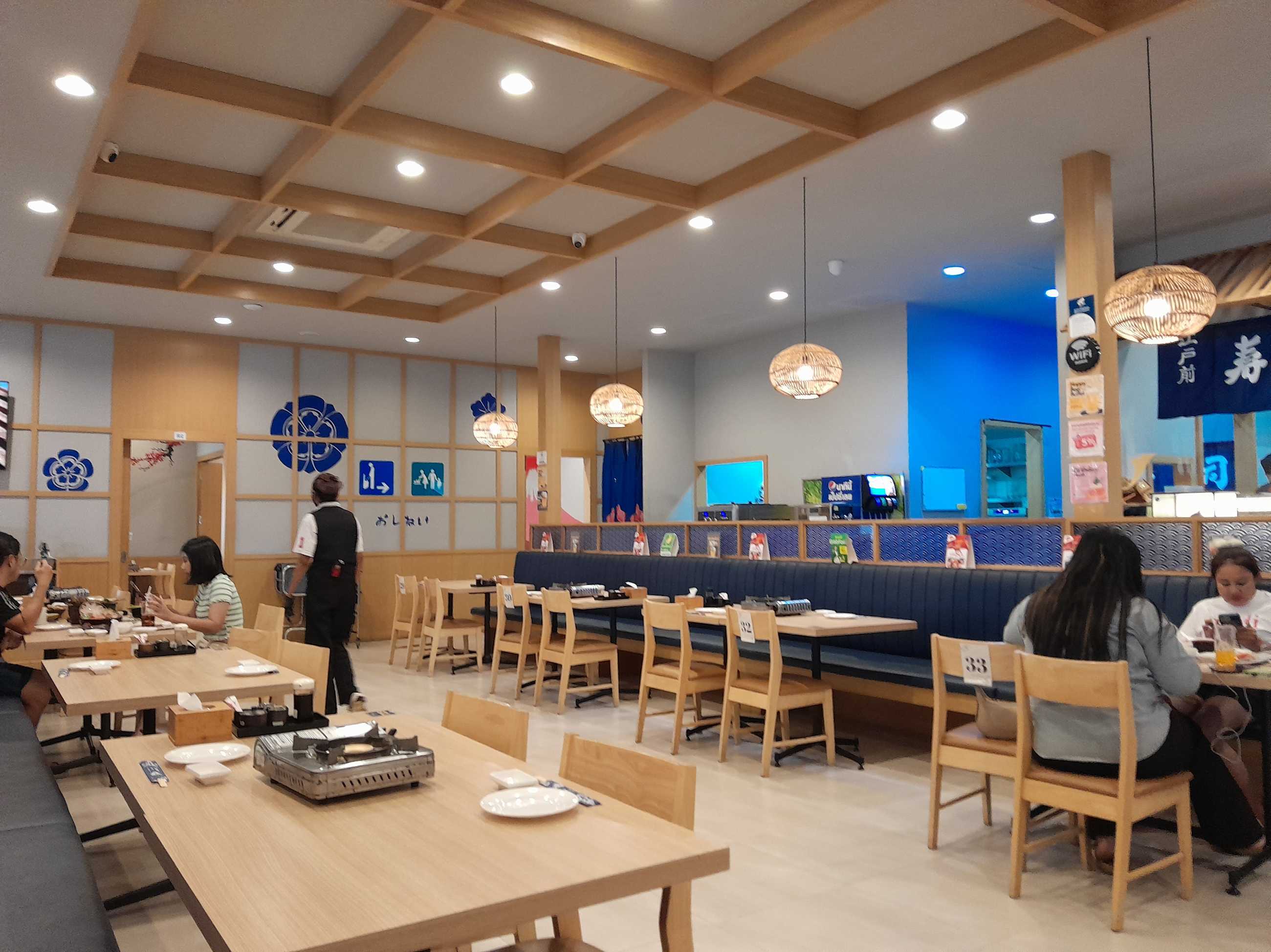 Bangkok-OSHINEI Buffet Ayutthaya Branch, full of delicious authentic Japanese cuisine
