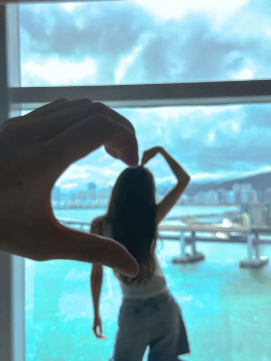 Busan/Jeju-Park Hyatt Hotel in Busan?, South Korea, with a view of the Gwangan Bridge