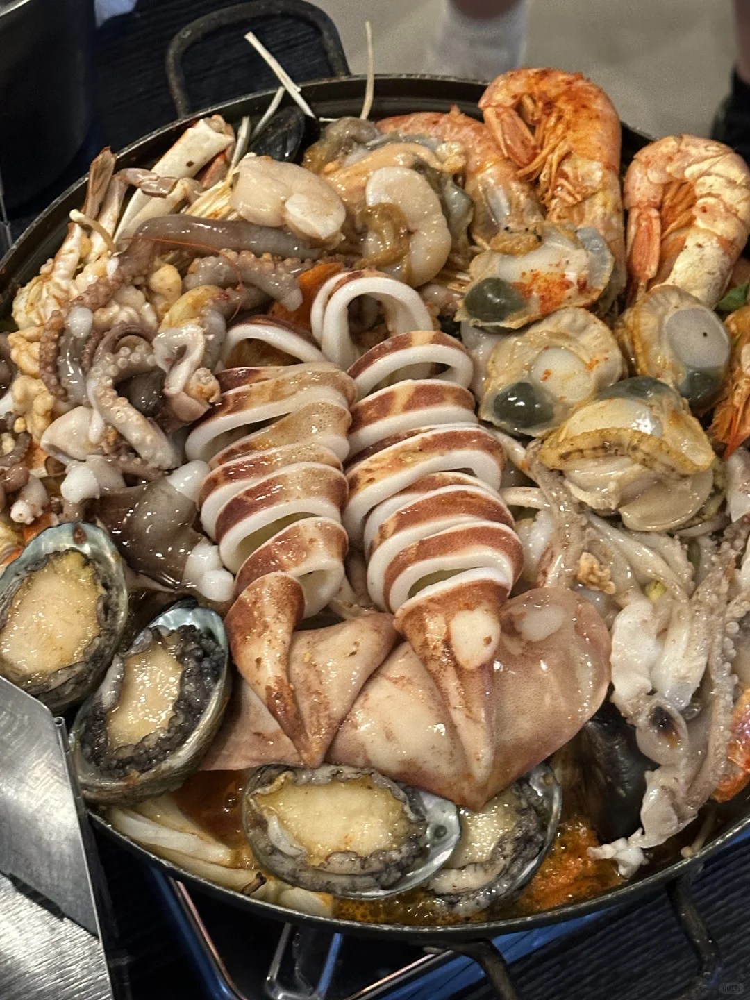 Busan/Jeju-Busan Guanganli, a fresh large seafood soup ? only $15 per person
