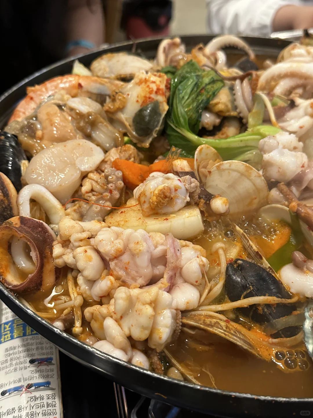 Busan/Jeju-Busan Guanganli, a fresh large seafood soup ? only $15 per person