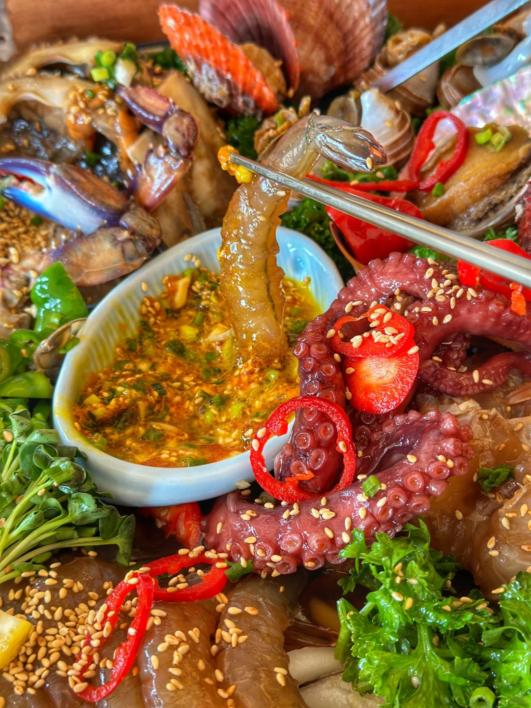 Busan/Jeju-Not collected(미포집): Busan seafood sashimi platter, delicious and unforgettable