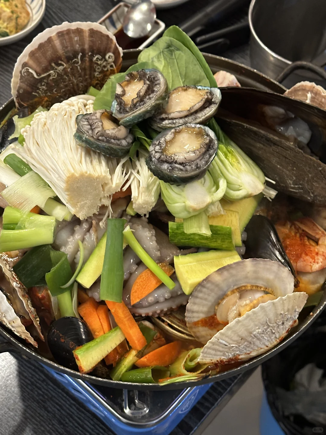 Busan/Jeju-Busan Guanganli, a fresh large seafood soup ? only $15 per person