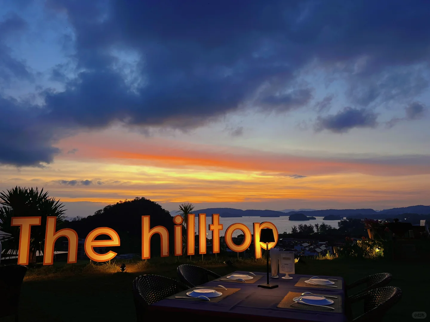 Krabi-A must-visit sunset restaurant on the top of the mountain in Krabi?the hilltop⛰️