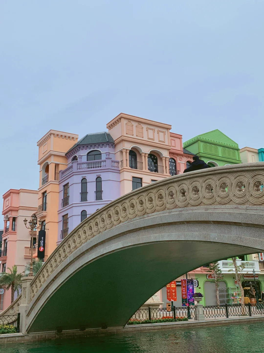Hanoi-Check out the lesser-known Hanoi Venice, with colorful houses on the roadside