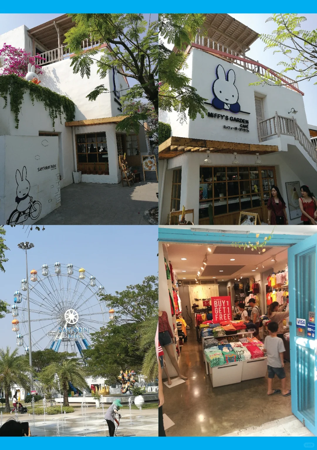 Hua Hin-Hua Hin Santorini Amusement Park, with a strong Greek style