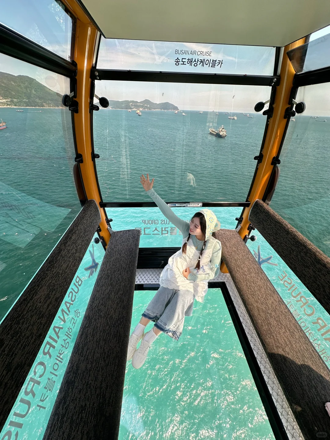 Busan/Jeju-Busan Maritime Cable Car? is so beautiful! Visit Hanok Village and Seoul Tower