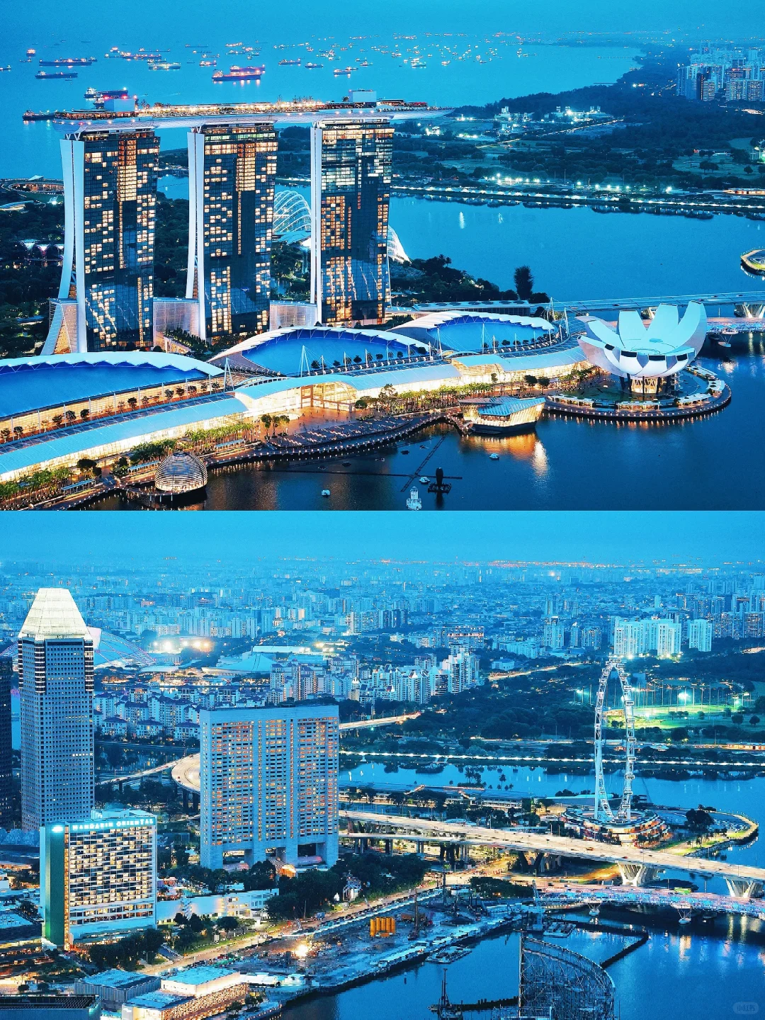 Singapore-Singapore city night view? | I captured the blues moment here