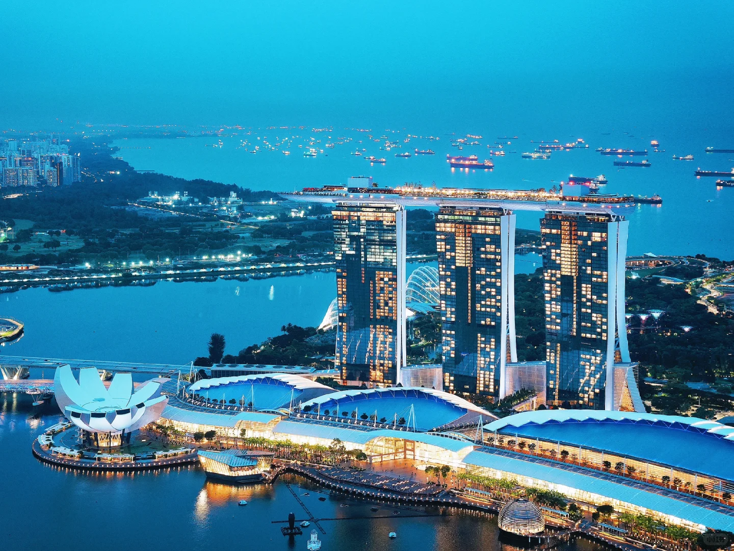 Singapore-Singapore city night view? | I captured the blues moment here