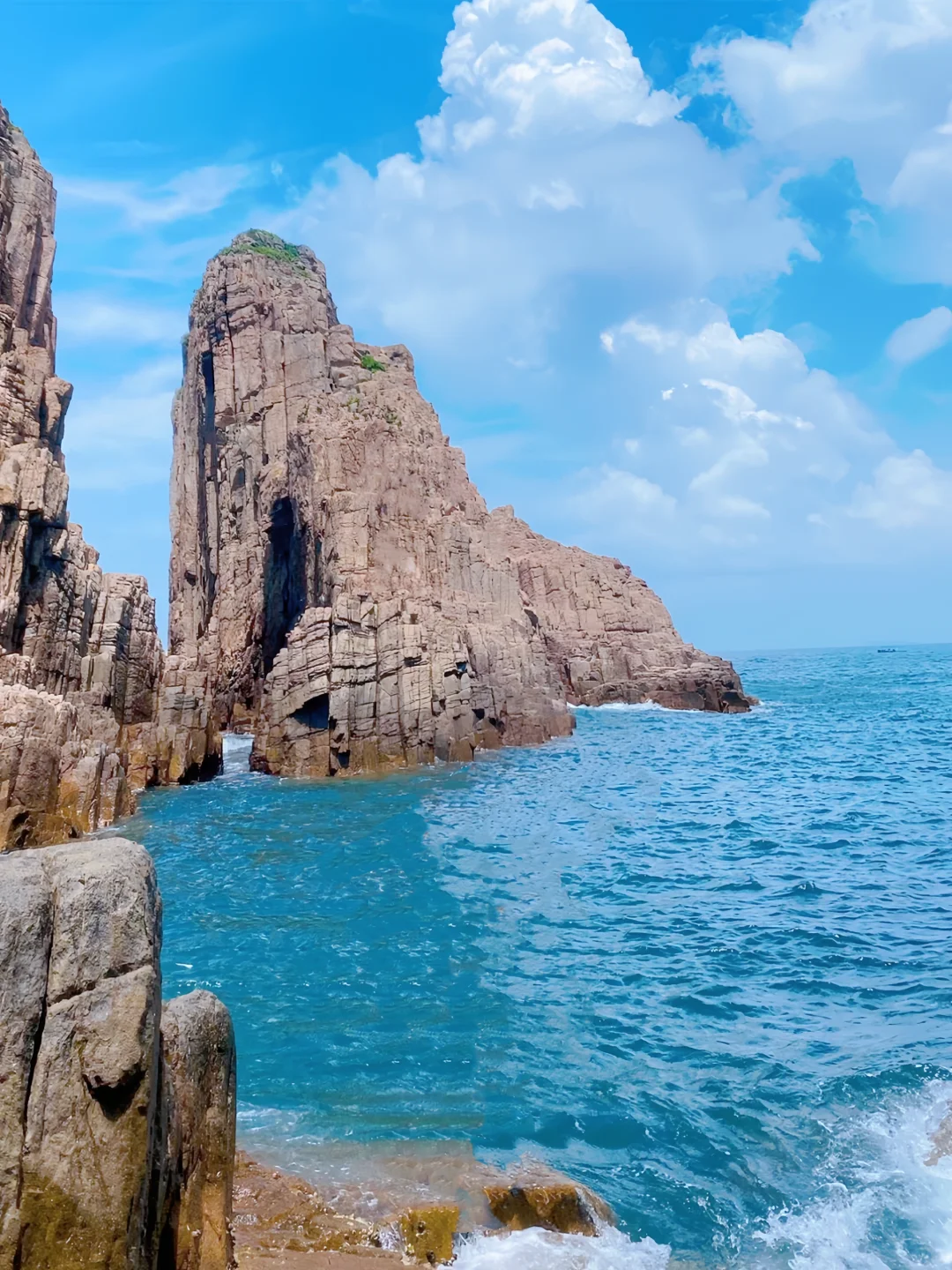 Hong kong-Hong Kong Flint Island, the clear blue Jelly Sea??‍♀️, a water park created by nature