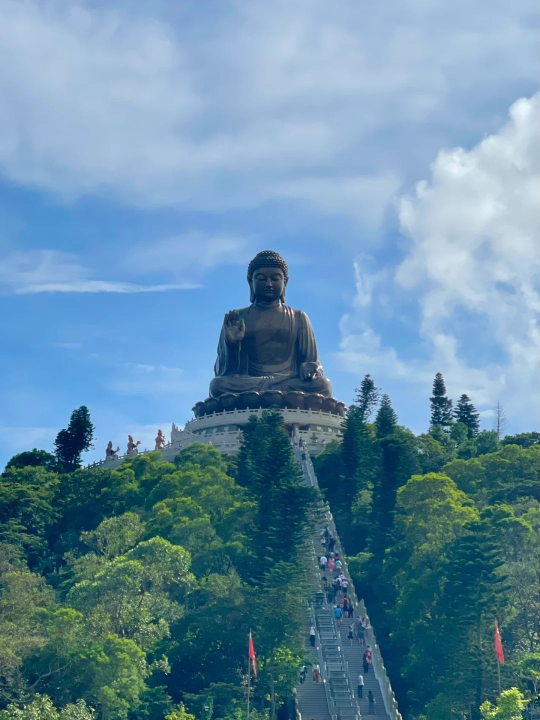 Hong kong-?Weekend trip to Hong Kong, the huge Buddha statue on Lantau Island cleanses your soul⛰️