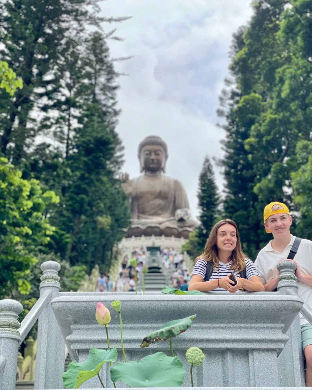 Hong kong-?Weekend trip to Hong Kong, the huge Buddha statue on Lantau Island cleanses your soul⛰️