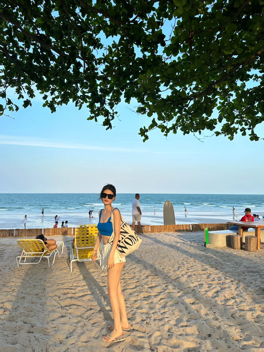 Hua Hin-The Standard, Hua Hin?, decorated in lemon yellow, with parasols and beach chairs
