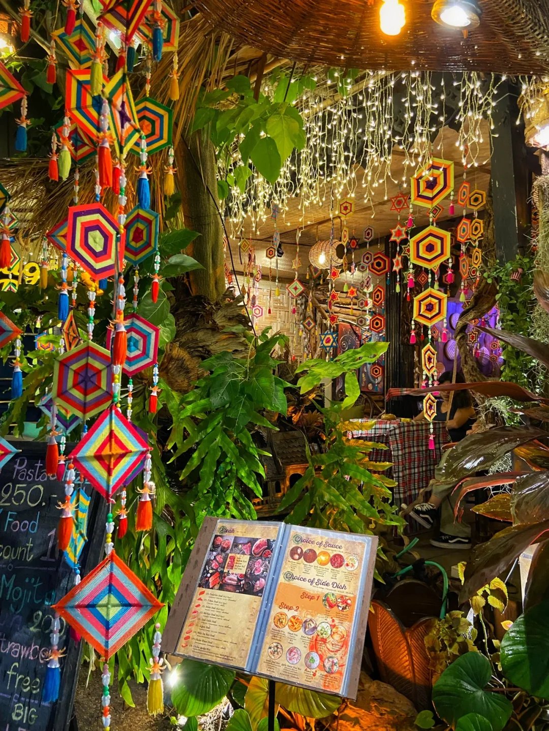 Krabi-Thailandia Bar n Restaurant?, a nature-style restaurant located in AoNang Bar Street
