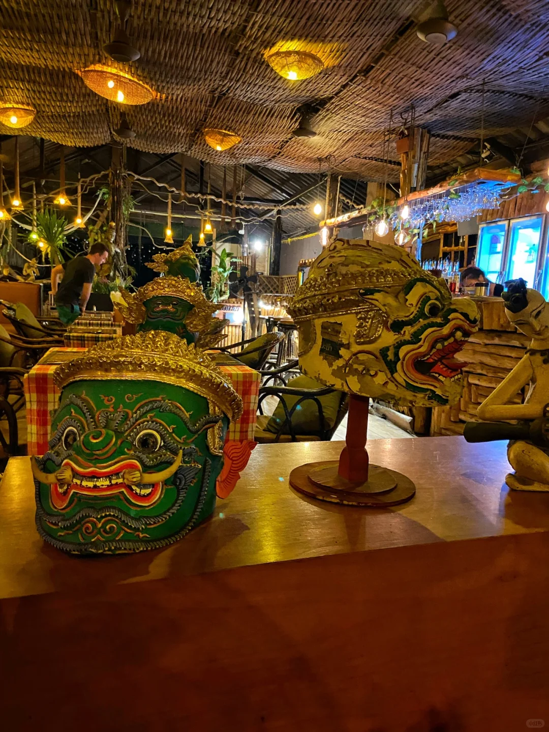 Krabi-Thailandia Bar n Restaurant?, a nature-style restaurant located in AoNang Bar Street