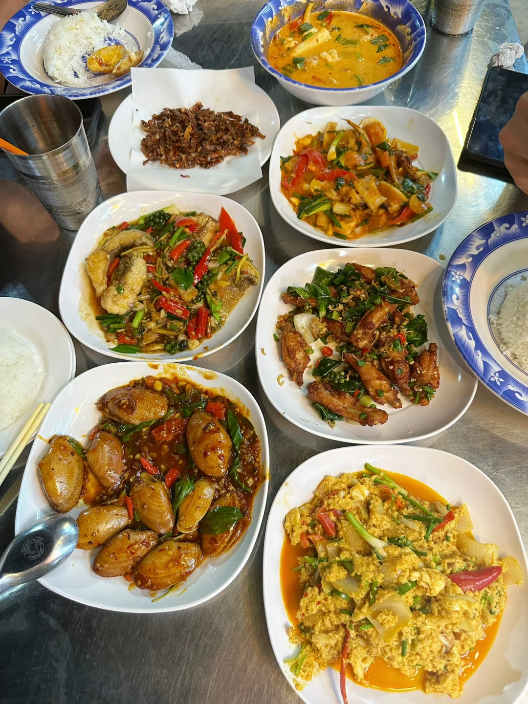 Pattaya-Recommended restaurant in Panan Khao Tom Kui, Pattaya, full of locals, super delicious