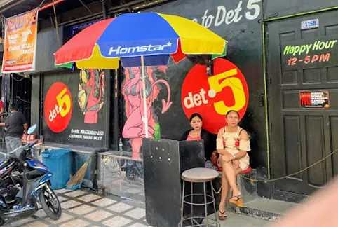 Clark/Angel City-Go-Go bar on Don Juico Road in Angeles City, where brothels open at noon