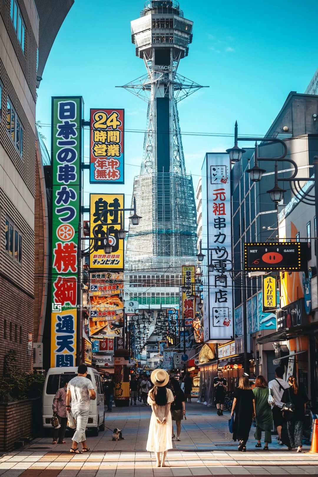 Osaka-Don't miss the hidden spot of Osaka's Tsutenkaku? , where you can see the entire city