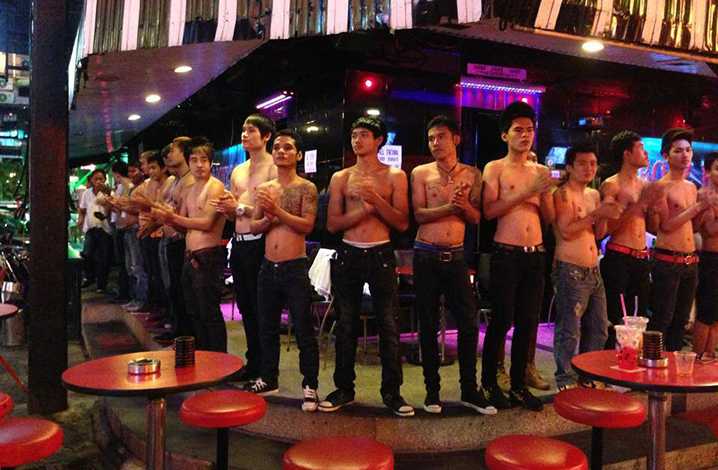 Bangkok-Male prostitute shops in Bangkok and Pattaya are also a paradise for girls to enjoy sex