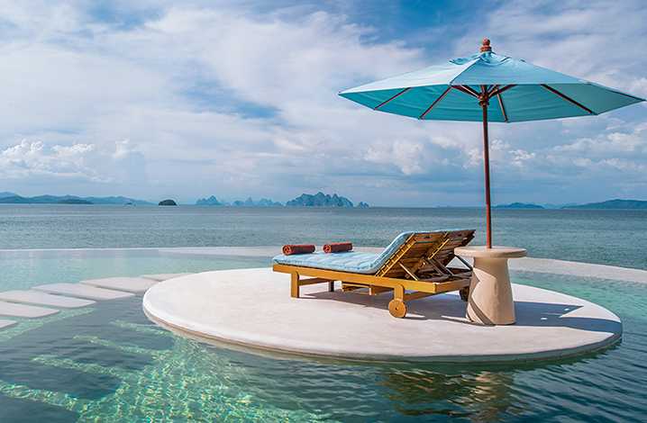 Phuket-Naka Island??‍♀️ Resort in Phuket has an unparalleled sea view that makes you want to sleep
