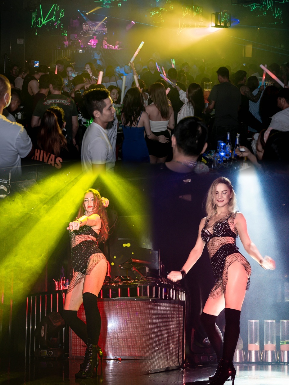 Macao-Macau nightlife ✨ starts from Crystal Box morning whiskey dance floor bar ?