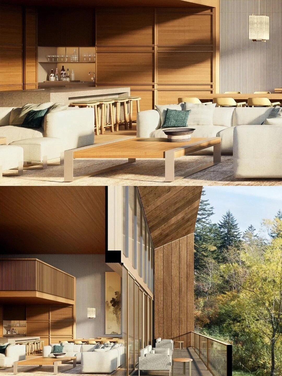 Sapporo/Hokkaido-The stunning Aman Niseko Hotel?? in the pristine nature reserve on Mt. Moiwa in Hokkaido