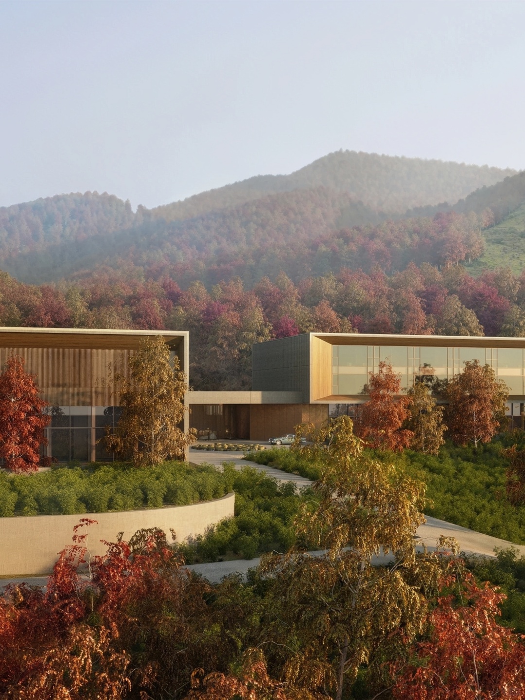 Sapporo/Hokkaido-The stunning Aman Niseko Hotel?? in the pristine nature reserve on Mt. Moiwa in Hokkaido