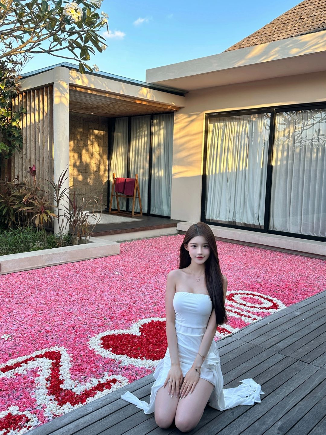 Bali-Berry Amour Romantic Hotel Villas?, experience the petal pool and floating breakfast