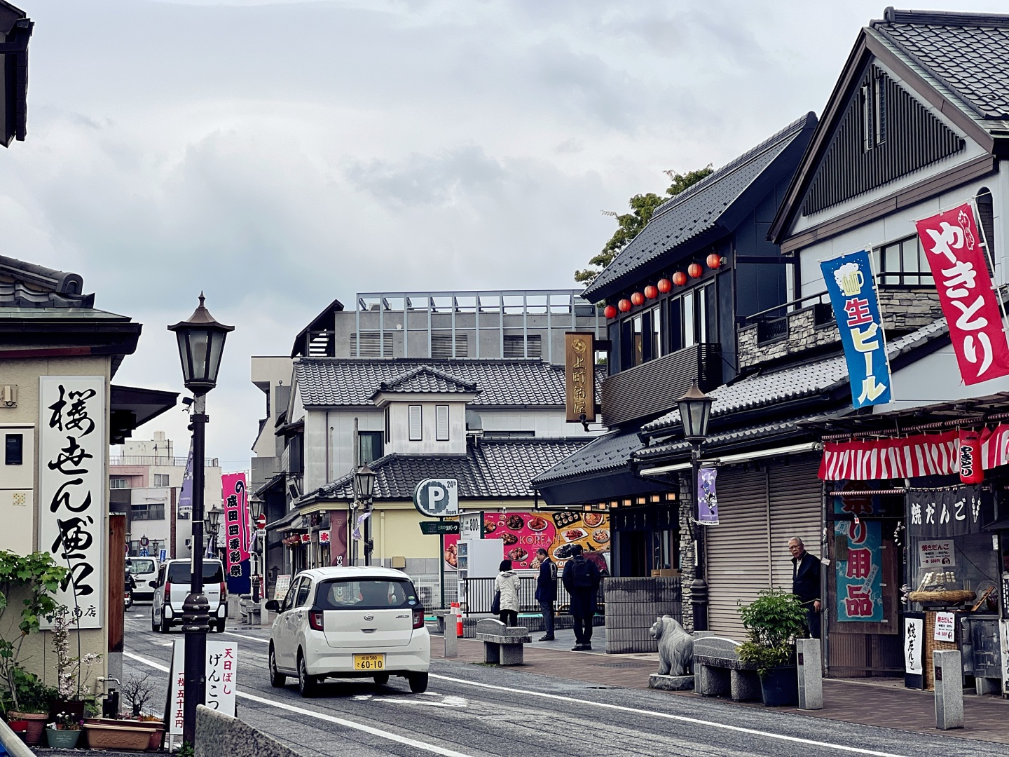 Tokyo-Tokyo Suburbs Travel Naritasan Omotesando?, an old Japanese street lined with shops