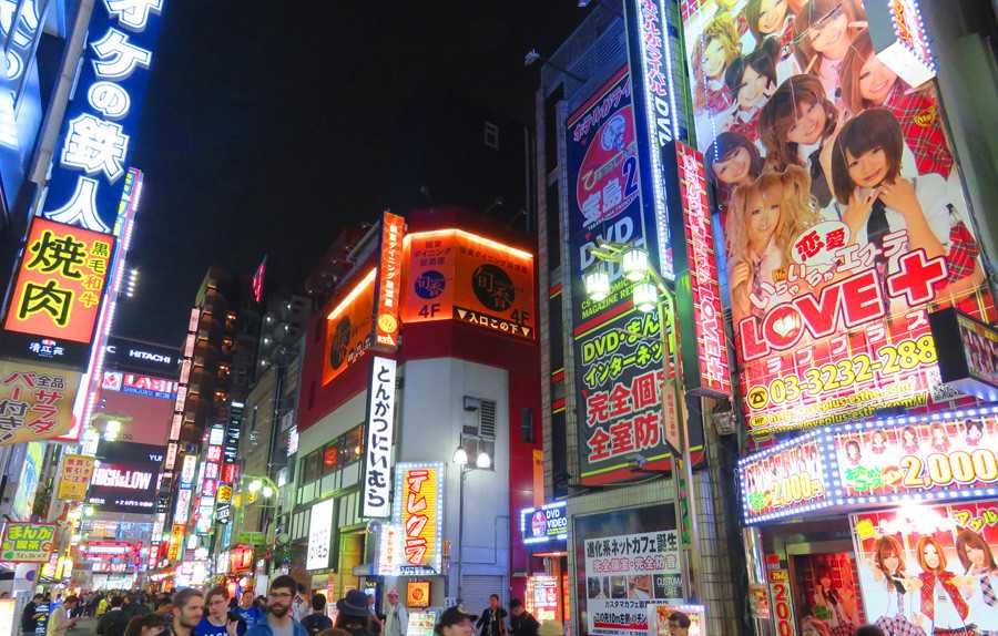 Tokyo-Asia's largest red-light district, Tokyo's nightlife is full of decadence and luxury
