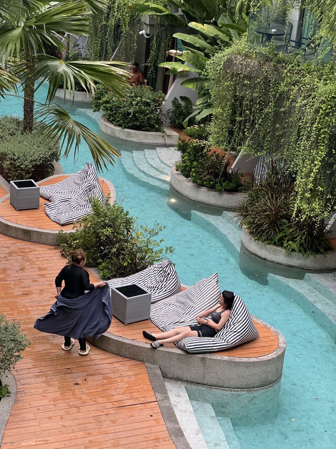 Phuket-Panwaburi Beachfront Resort, Phuket private beach, large swimming pool hotel