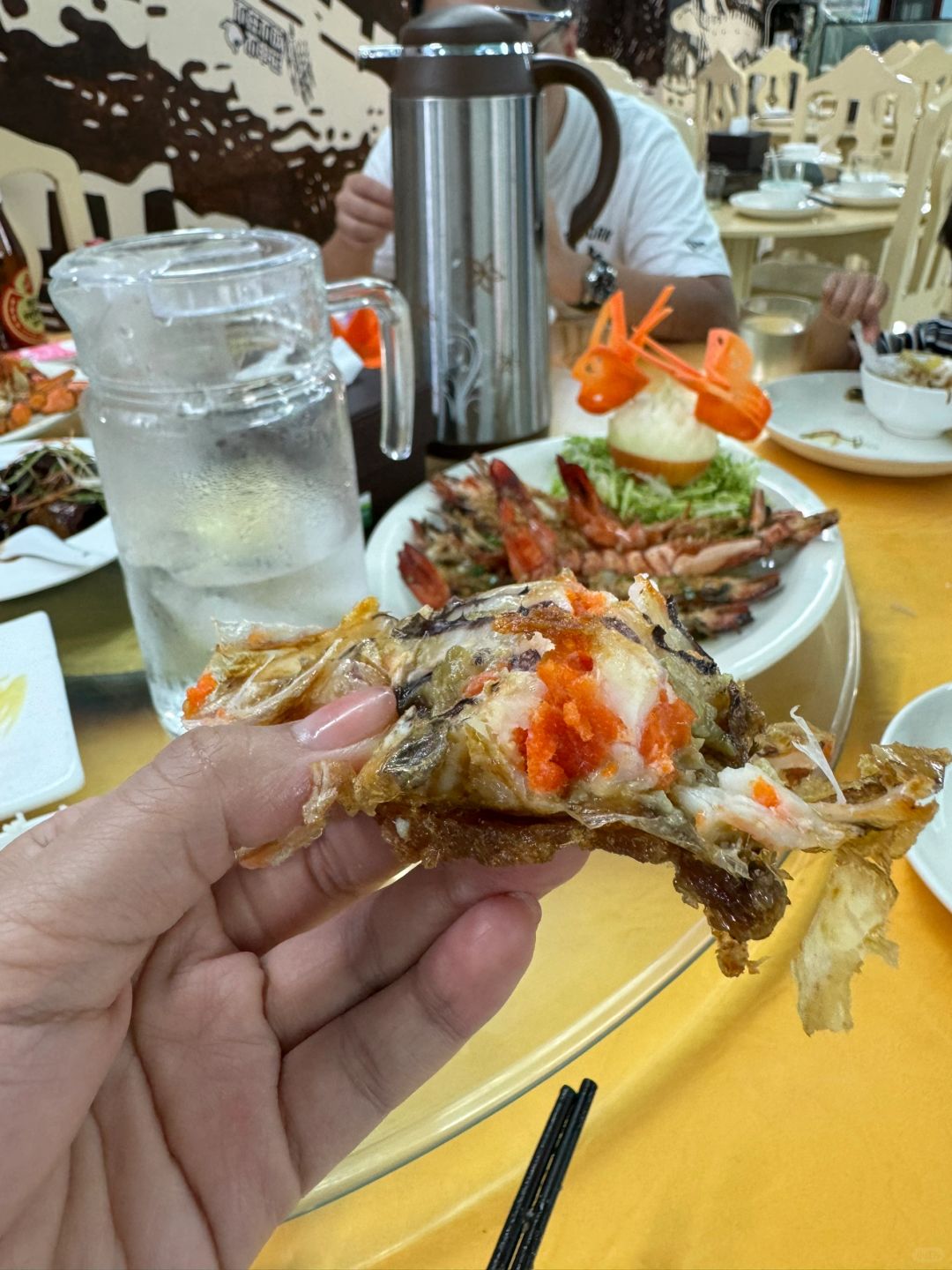 Boracay-Coco Mama ice cream and Reb Crab spicy crab?, Boracay local food restaurant sharing