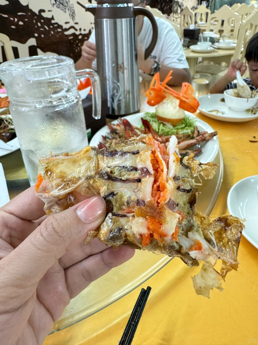 Boracay-Coco Mama ice cream and Reb Crab spicy crab?, Boracay local food restaurant sharing
